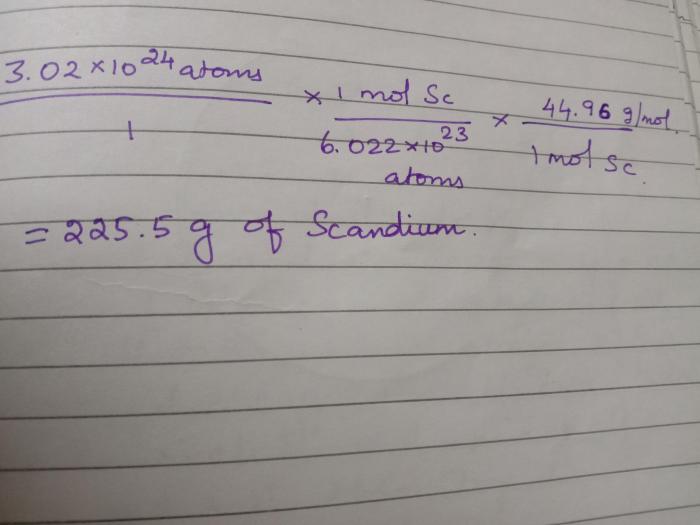 How many atoms are in 165 g of calcium