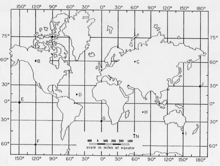 Longitude and latitude practice worksheet