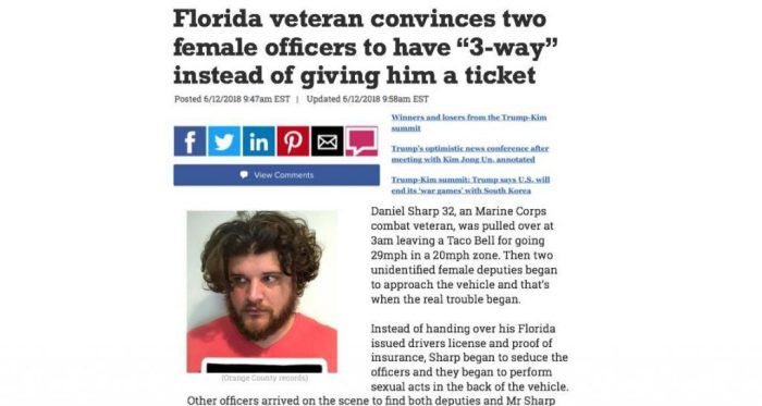 Florida veteran convinces two female officers